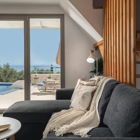 Kamaria With Private Pool And Sea View, By Zantewize ヴィラ