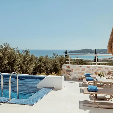 别墅 Kamaria With Private Pool And Sea View, By Zantewize 阿里克斯