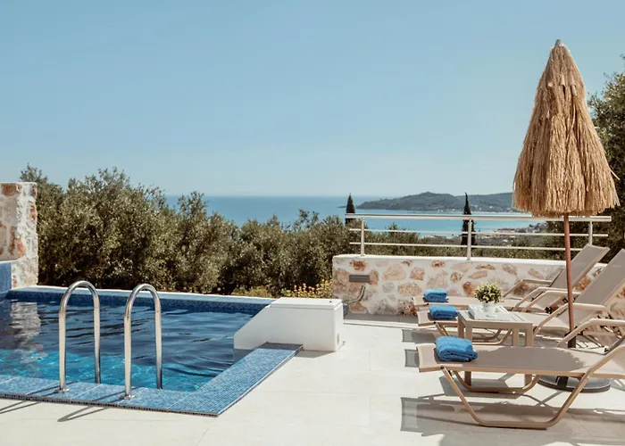Villa Kamaria With Private Pool And Sea View, By Zantewize Alykes (Zakynthos)