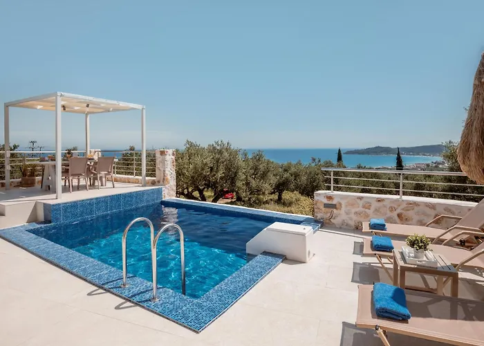 Kamaria With Private Pool And Sea View, By Zantewize Villa Alykes (Zakynthos)